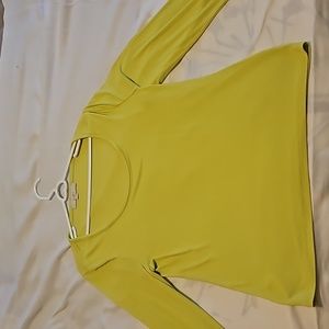 Long sleeve scoop neck top